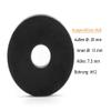 Enkotrade 4-Pack Spacer Sleeves for M12 | 20 x 13 x 7.5 mm | Round Polyethylene Spacers view 2