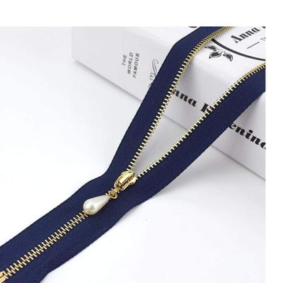 GFFGA 2/5pcs #3 Metal Auto-Lock Zippers, 15–70cm