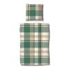 Traumschlaf Lech Green Fine Flannel Bedding Set, 160 x 210 cm + 65 x 100 cm view 1