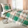 Traumschlaf Lech Green Fine Flannel Bedding Set, 160 x 210 cm + 65 x 100 cm view 2