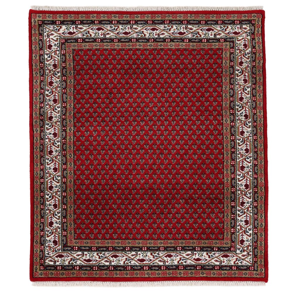 carpetfine Mir Red Rug 170 x 240 cm | Modern Rug for Living Room and Bedroom