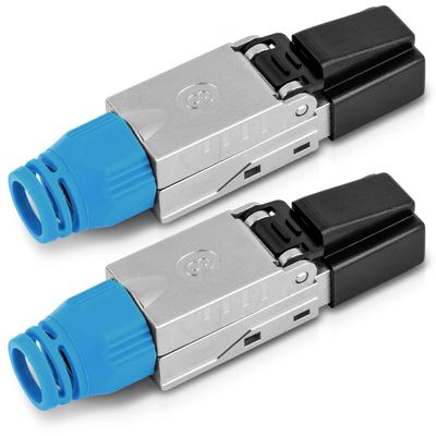 NAmobile 2-Pack CAT 8/8.1 Tool-Free RJ45 Network Plugs