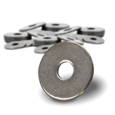 PROTECH 100-Pack M5 Fender Washers, A2 Stainless Steel, 5.3 x 15 mm