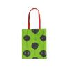 Le Jardin du Lin Printed Cotton Tote Bag with Long Red Handles, Foldable, 34 x 40 cm view 2