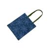Le Jardin du Lin Printed Cotton Shopping Bag with Green Long Handles, Foldable, 34 x 40 cm view 3