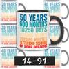 wowshirt Awesome Since Mug, Birthday Gift for Ages 20–90, Color 68 White/Black view 2