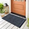 rugsx Malaga Non-Slip Doormat, Indoor & Outdoor, Gray, 66 x 730 cm view 1