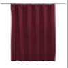 A-TEXTILE-24 Custom Blackout Curtain, XXL, Tab Top with Ruffle Tape, Bordeaux Red, 135 x 145 cm view 3