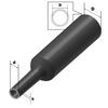 ISOLATECH Heat-Shrink Tubing by the Meter, 12 mm x 10 m, 2:1, Black, Non-Adhesive view 2