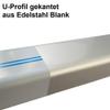 Plain V2A Stainless Steel U-Profile, 2000 mm, 15 × 145 × 15 mm view 2