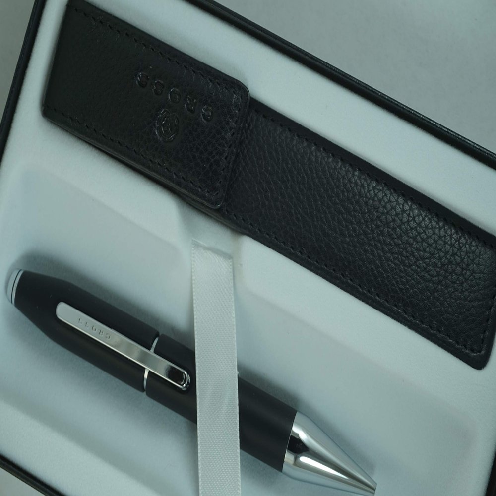 Cross Limited Collection X-Series Selectip Gel Rollerball Pen with Leather Case
