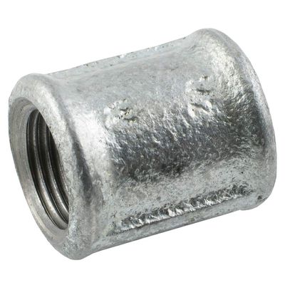Fitting Part – Galvanized Malleable Cast Iron Round Socket Pipe Connector, Rp 2"