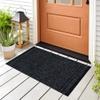 rugsx Malaga Doormat, Non-Slip, Indoor & Outdoor, Anthracite, 80 x 170 cm view 1