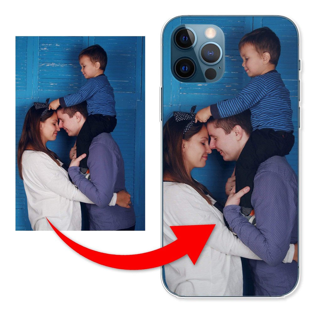 KX-Mobile Personalized Case for iPhone 12/12 Pro, Silicone/TPU with Your Own Photo or Design