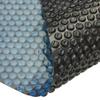 vidaXL Solar Pool Cover, PE 549 cm, Black and Blue view 3
