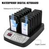 VEVOR Restaurant Pager System, 500 m Wireless Queue Signal, 16 Pagers view 2