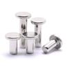 M2/M2.5/M3/M4/M5/M6 304 Stainless Steel Flat-Head Solid Rivets, Small Rivets M4 × 15 mm, 10 Pieces view 1