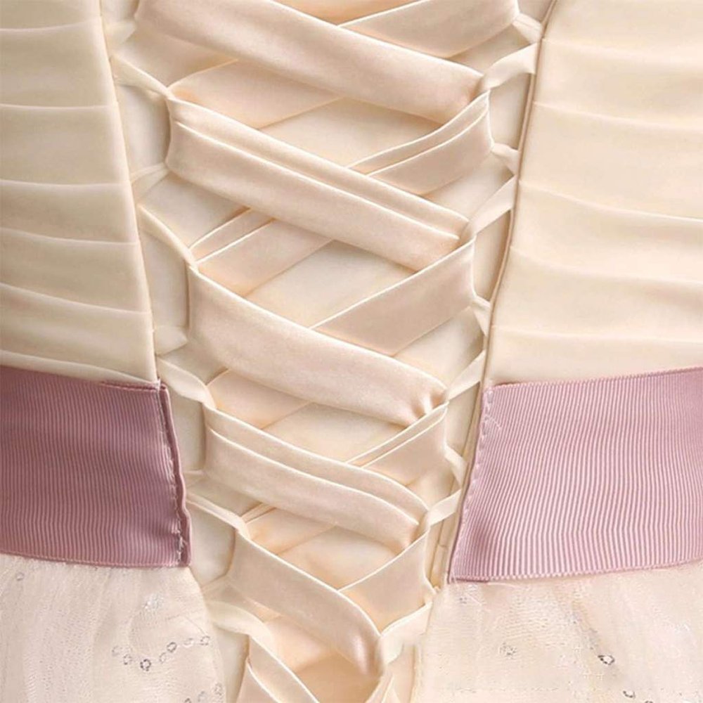 118-Inch Satin Corset Back Replacement Ribbon for Wedding Dresses