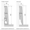 Leiste24 All-Inclusive Package: 52 m Black Baseboards, 60 mm view 2