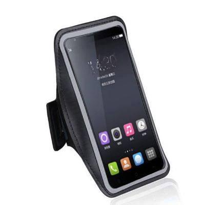 DFV mobile Professional Neoprene Waterproof Wraparound Armband Case with Buckle for UMIDIGI F2 (2019) - Black