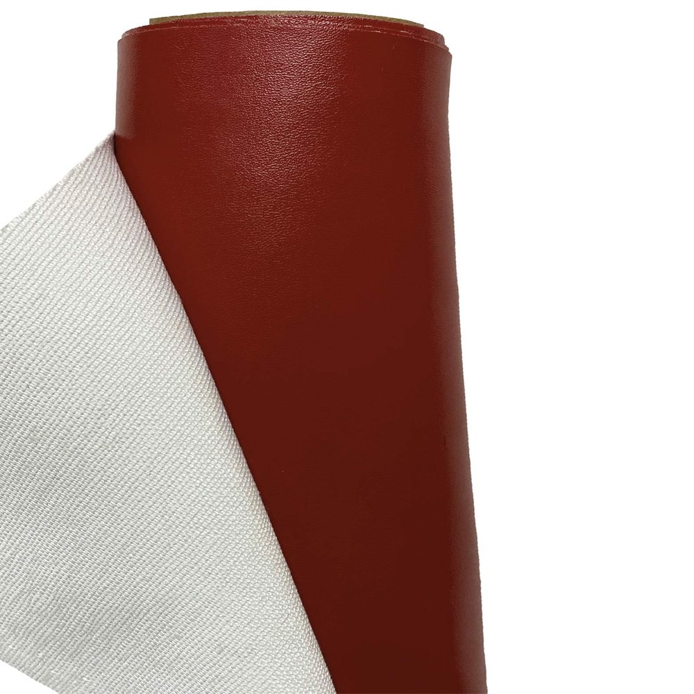 A-Express Waterproof Faux Leather Fabric, Chestnut Brown, 50 x 140 cm