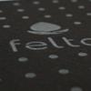 Feltd. Round Felt Seat Cushion, 38 cm, Walnut view 4