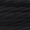 Amarcords Black Braided Cotton Textile Lamp Cable, 30 m, Grounded 3 x 0.75 mm² view 2