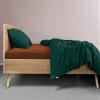 Beddinghouse Jersey Fitted Sheet 160 TDS, 10 cm Pocket Height, Terracotta, 160 x 200/220 x 10 cm view 2