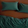 Beddinghouse Jersey Fitted Sheet 160 TDS, 10 cm Pocket Height, Terracotta, 160 x 200/220 x 10 cm view 3