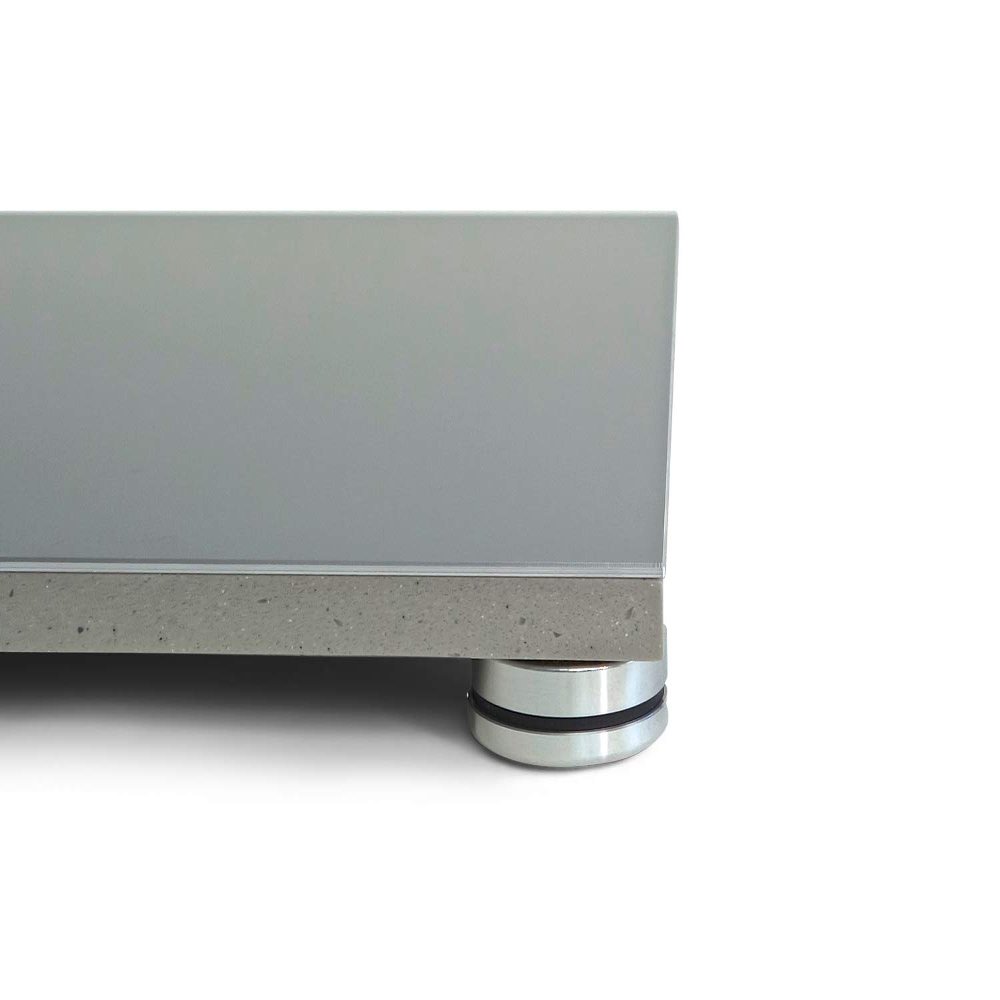 bFly Audio StoneLine Standard Equipment Base, Concrete Gray (StoneLine S/M, 25 x 35 cm, 4 Feet)