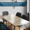 Transparent Glitter Protective Table Cover 130 x 230 cm, Washable view 3