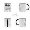 Boss Definition Mug, White/Black view 3