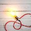 Amarcords Red Round Silk Fabric Lamp Cable, 50 m, 2-Conductor 2×0.75 mm² view 3