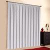 A-TEXTILE-24 Made-to-Measure Voile Sheer Curtain, White, 145 x 700 cm (H x W) view 1
