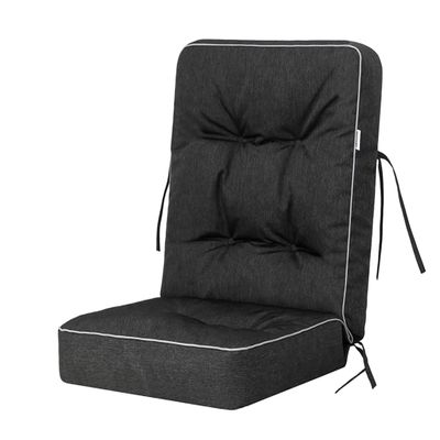 PillowPrim Black Garden Swing Cushion, Modular, 120 cm