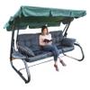 PillowPrim Black Garden Swing Cushion, Modular, 120 cm view 3