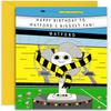 Watford Fan Birthday Card, A5, with Yellow Envelope view 1