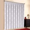 A-TEXTILE-24 Made-to-Measure Butterfly Voile Curtain, White, 195 x 200 cm (H x W) view 1
