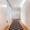 rugsx Trellis Non-Slip Runner Rug - Modern Low-Pile Rug for Kitchen, Hallway & Living Room, Cut-to-Length, Brown, 90 x 270 cm view 1