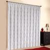 A-TEXTILE-24 Made-to-Measure Scherli Voile Sheer Curtain, Universal Gather Tape, Light Gray, 185 cm H x 1,000 cm W view 1