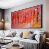 Canvas Print of Abstract African Women, Colorful Tribal Art, 80 x 120 cm, Unframed view 2