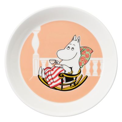 Arabia 1057215 Moomin Plate, Porcelain, 19 cm