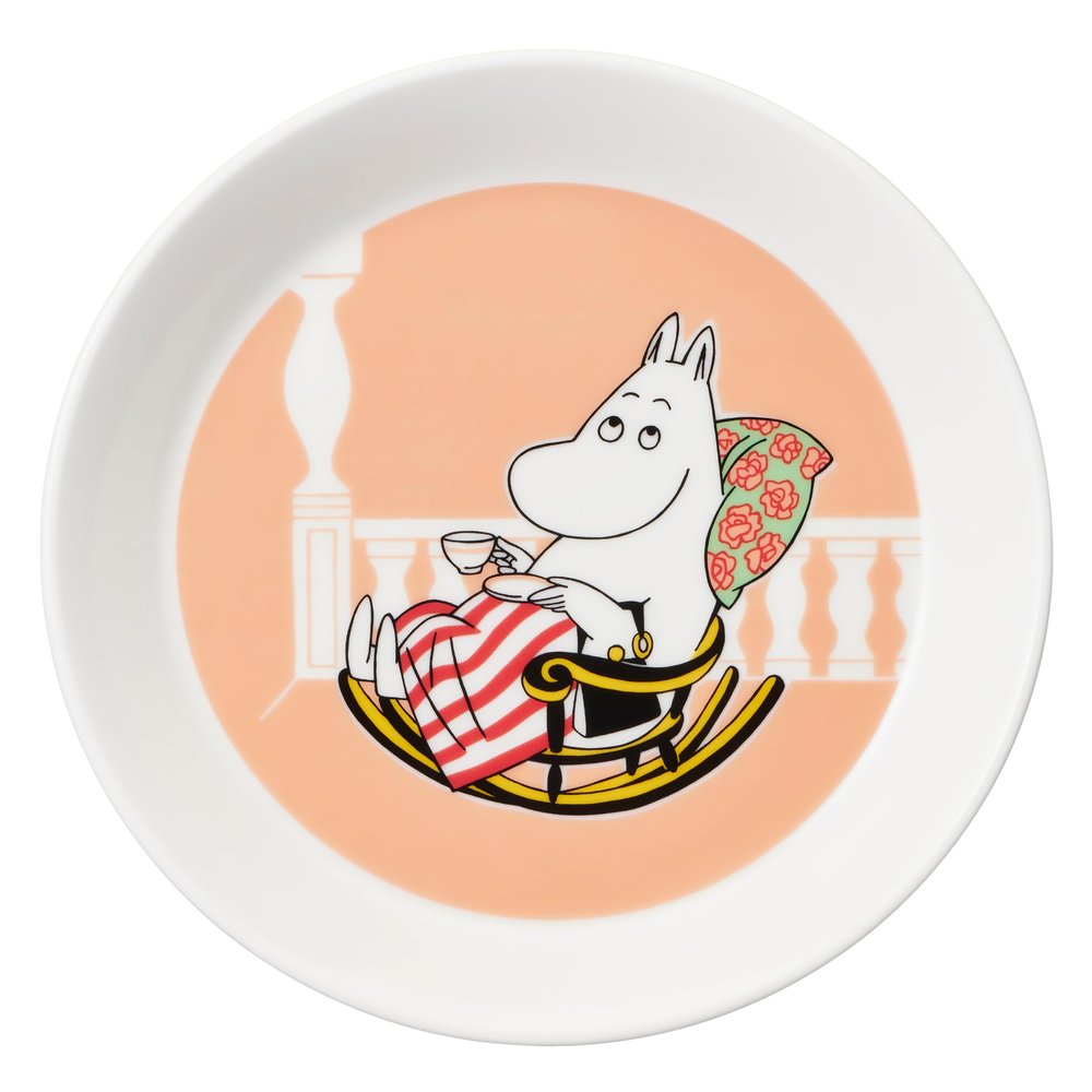 Arabia 1057215 Moomin Plate, Porcelain, 19 cm