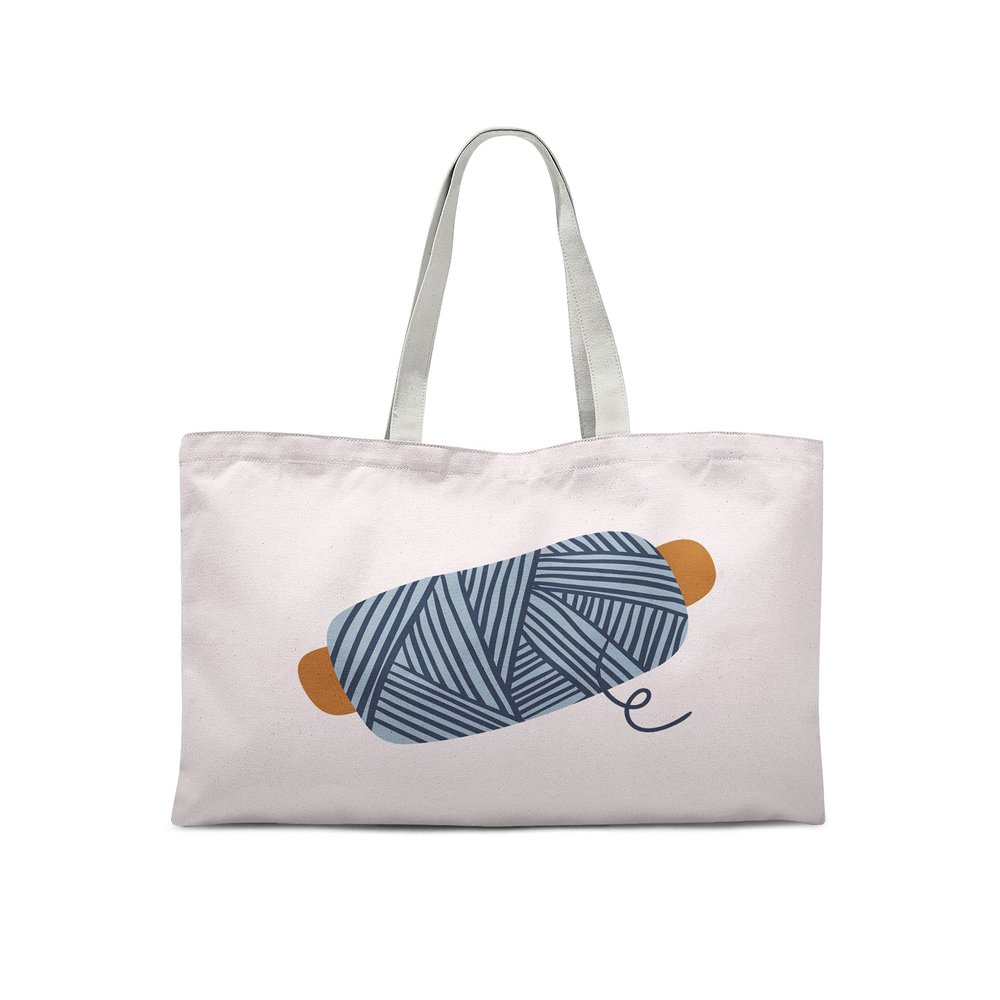 Le Jardin du Lin Printed Shopping Bag
