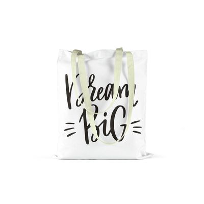Le Jardin du Lin Printed Cotton Tote Bag, Foldable, 34 x 40 cm