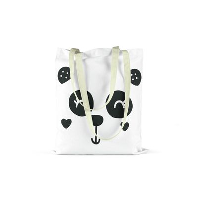 Le Jardin du Lin Printed Foldable Cotton Tote Bag, 34 x 40 cm
