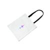 Le Jardin du Lin Printed Shopping Bag with Two Long Black Handles view 3