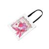 Le Jardin du Lin Printed Shopping Bag with Two Long Black Handles, Foldable, Size: 48x55 cm view 3