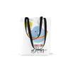 Le Jardin du Lin Printed Shopping Bag with Two Long Black Handles view 1