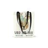 Le Jardin du Lin Printed Foldable Tote Bag with Two Long Black Handles, 48 x 55 cm view 1